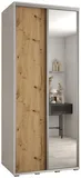 Posuvná skriňa so zrkadlom vysoká Davos 3 120 hĺbka 60 cm