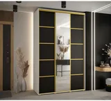 Skriňa s posuvnými dverami so zrkadlom Cannes 5 160 45 cm hĺbky