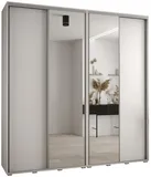 Skriňa s posuvnými dverami so zrkadlom vysoká Davos 3 230 hĺbka 45 cm