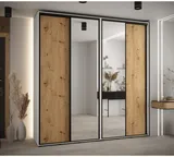 Skriňa s posuvnými dverami so zrkadlom vysoká Davos 3 230 hĺbka 45 cm