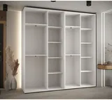 Skriňa s posuvnými dverami so zrkadlom vysoká Davos 3 230 hĺbka 45 cm