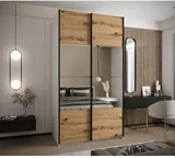 Skriňa s posuvnými dverami so zrkadlom Lux 4 140