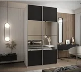 Skriňa s posuvnými dverami so zrkadlom Lux 4 140