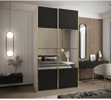 Skriňa s posuvnými dverami so zrkadlom Lux 4 140