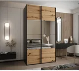 Skriňa s posuvnými dverami so zrkadlom Lux 4 140