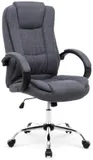 Otočné kreslo do pracovne Relax 2 tmavý popolavý 
