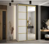 Skriňa s posuvnými dverami so zrkadlom Cannes 5 140 cm 45 cm hĺbky