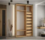 Skriňa s posuvnými dverami so zrkadlom Cannes 5 140 cm 45 cm hĺbky
