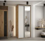 Skriňa s posuvnými dverami so zrkadlom vysoká Davos 3 110 hĺbka 60 cm