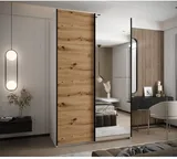 Skriňa s posuvnými dverami so zrkadlom Lux 3 150