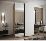 Skriňa s posuvnými dverami so zrkadlom Lux 3 150