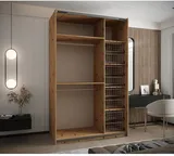 Skriňa s posuvnými dverami so zrkadlom Lux 3 150