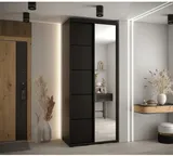 Skriňa s posuvnými dverami so zrkadlom Davos 5 120 45 cm hĺbky