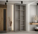 Skriňa s posuvnými dverami so zrkadlom Dakota 5 100 cm 45 cm hĺbky