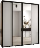 Skriňa s posuvnými dverami so zrkadlom vysoká Davos 3 220 hĺbka 45 cm