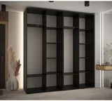 Skriňa s posuvnými dverami so zrkadlom vysoká Davos 3 220 hĺbka 45 cm