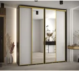 Skriňa s posuvnými dverami so zrkadlom vysoká Davos 3 220 hĺbka 45 cm