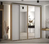 Skriňa s posuvnými dverami so zrkadlom vysoká Davos 3 220 hĺbka 45 cm