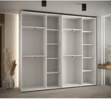 Skriňa s posuvnými dverami so zrkadlom vysoká Davos 3 260 hĺbka 45 cm