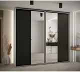 Skriňa s posuvnými dverami so zrkadlom vysoká Davos 3 260 hĺbka 45 cm