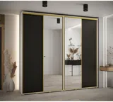 Skriňa s posuvnými dverami so zrkadlom vysoká Davos 3 260 hĺbka 45 cm