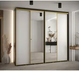 Skriňa s posuvnými dverami so zrkadlom vysoká Davos 3 260 hĺbka 45 cm