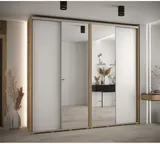 Skriňa s posuvnými dverami so zrkadlom vysoká Davos 3 260 hĺbka 45 cm