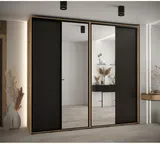 Skriňa s posuvnými dverami so zrkadlom vysoká Davos 3 260 hĺbka 45 cm