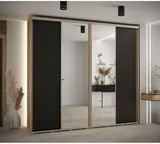 Skriňa s posuvnými dverami so zrkadlom vysoká Davos 3 260 hĺbka 45 cm
