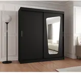 Skriňa s posuvnými dverami so zrkadlom Moka 180 cm