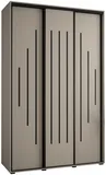 Skriňa s posuvnými dverami vysoká Dakota 12 150 hĺbka 45 cm výška 235,2 cm