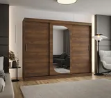 Skriňa s posuvnými dverami so zrkadlom Lucy 250 cm