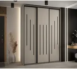Posuvná skriňa vysoká Dakota 8 180 hĺbka 45 cm výška 235,2 cm