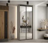 Skriňa s posuvnými dverami so zrkadlom Dakota 2 100 cm 45 cm hĺbky
