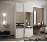 Skriňa s posuvnými dverami so zrkadlom Lux 4 130