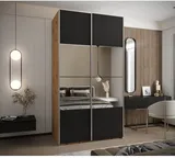 Skriňa s posuvnými dverami so zrkadlom Lux 4 130