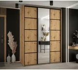 Skriňa s posuvnými dverami so zrkadlom Davos 5 170 cm 60 cm hĺbky