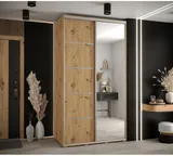 Skriňa s posuvnými dverami so zrkadlom Davos 5 130 cm 60 cm hĺbky