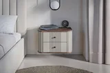 Súprava nočných stolíkov Vesper závesné 2 ks.