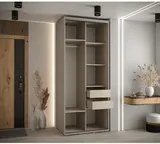 Skriňa s posuvnými dverami so zrkadlom Dakota 11 120 cm 60 cm hĺbky