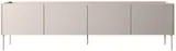 TV stolík Desin 220 cm s 2 zásuvkami