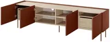 TV stolík Desin 220 cm s 2 zásuvkami