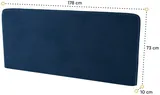 Čalúnené čelo k sklápacej posteli BC-13