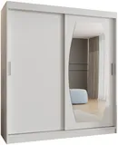 Skriňa s posuvnými dverami so zrkadlom Rossa 180 cm