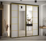 Skriňa s posuvnými dverami so zrkadlom Davos 5 220 cm 45 cm hĺbky