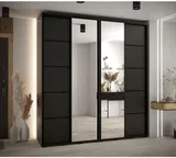 Skriňa s posuvnými dverami so zrkadlom Davos 5 220 cm 45 cm hĺbky