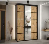 Skriňa s posuvnými dverami so zrkadlom Cannes 5 150 cm 45 cm hĺbky