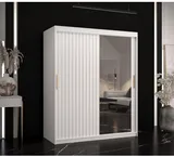 Skriňa s posuvnými dverami so zrkadlom Riflo Wave 2 150 cm