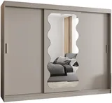 Skriňa s posuvnými dverami so zrkadlom Spoti 250 cm
