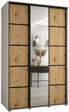 Skriňa s posuvnými dverami so zrkadlom Davos 5 160 cm 60 cm hĺbky